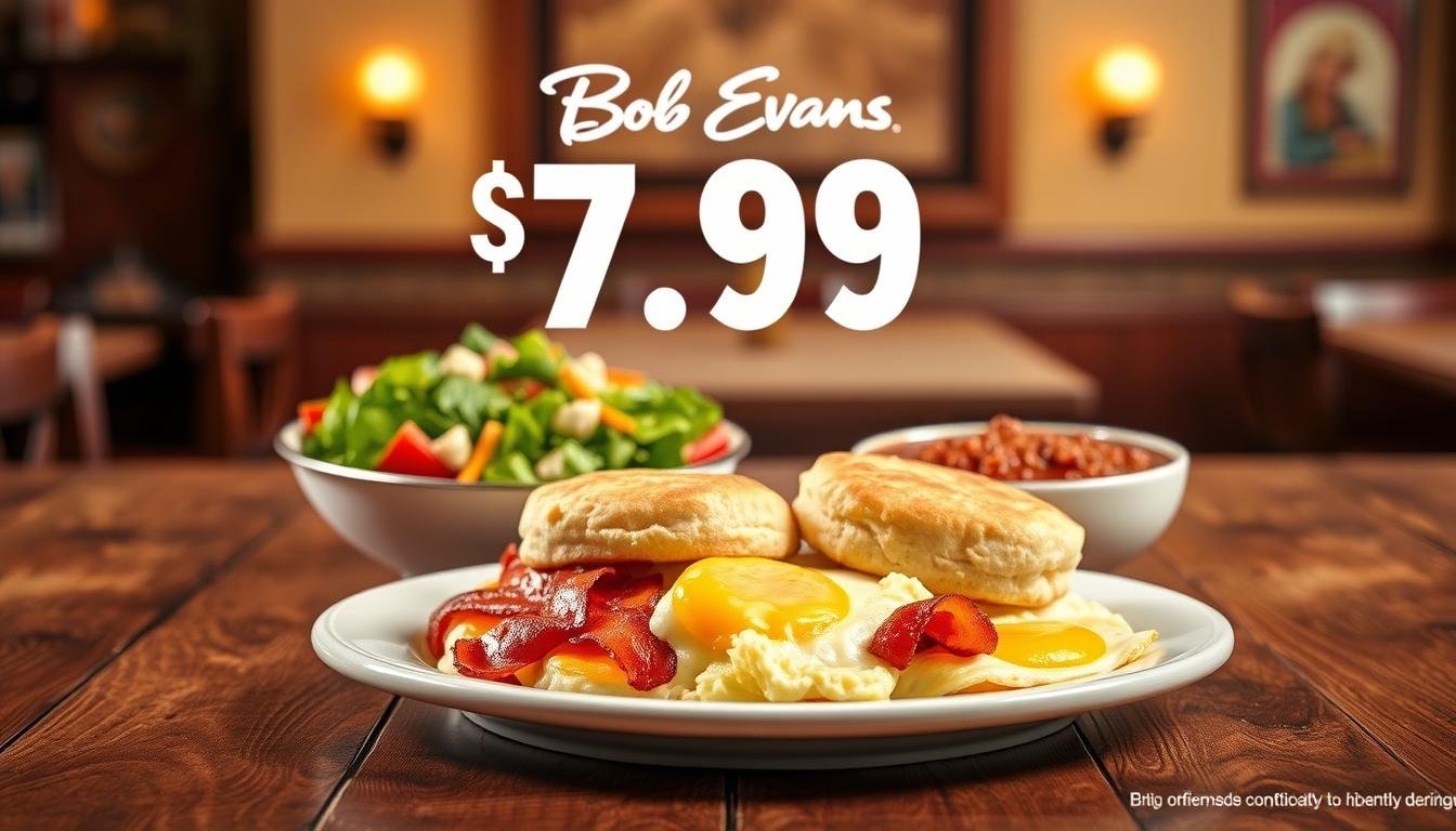 bob evans $7.99 menu