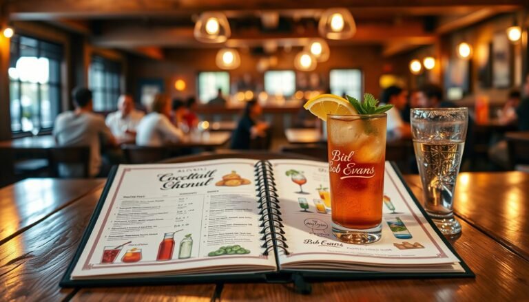 bob evans alcohol menu