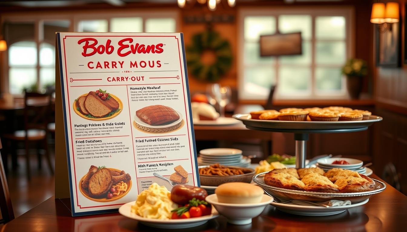 bob evans carry out dinner menu