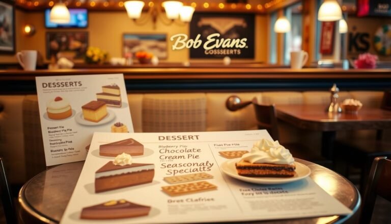 bob evans dessert menu with prices