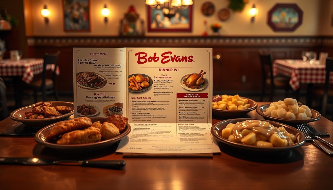 bob evans dinner menu with prices