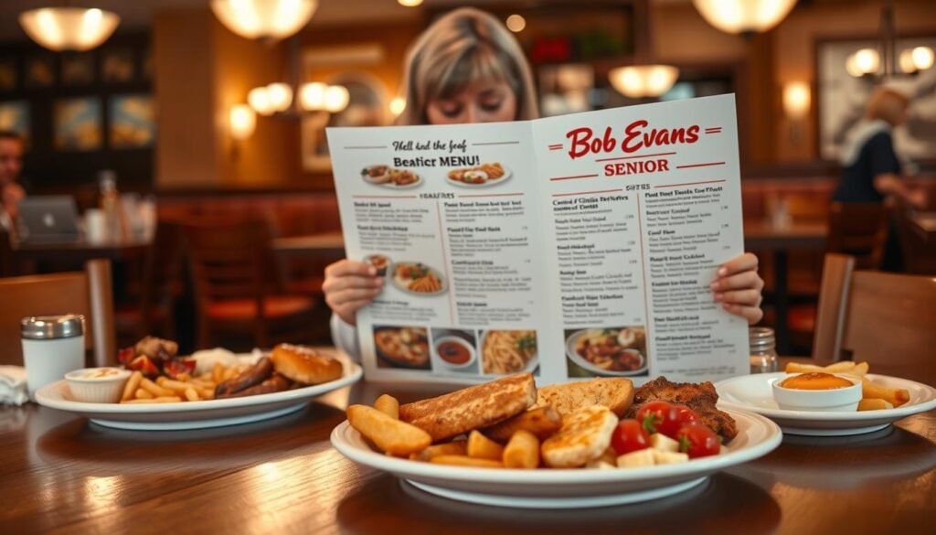 bob evans senior menu with prices