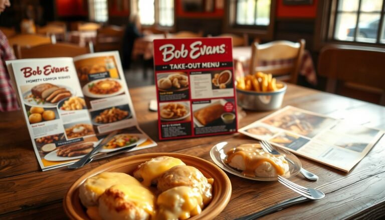 bob evans take out menu