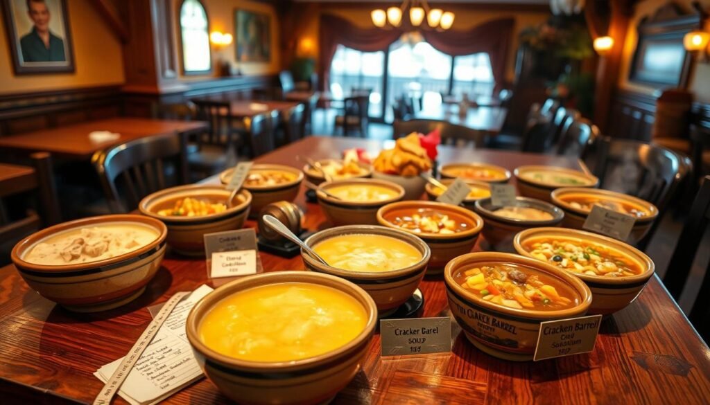 comparing common Cracker Barrel soups